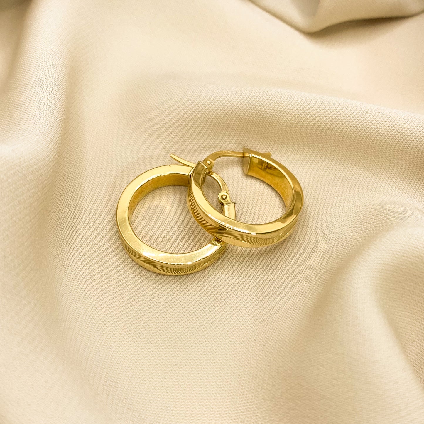 Aro Argolla Oro 18K-Italy