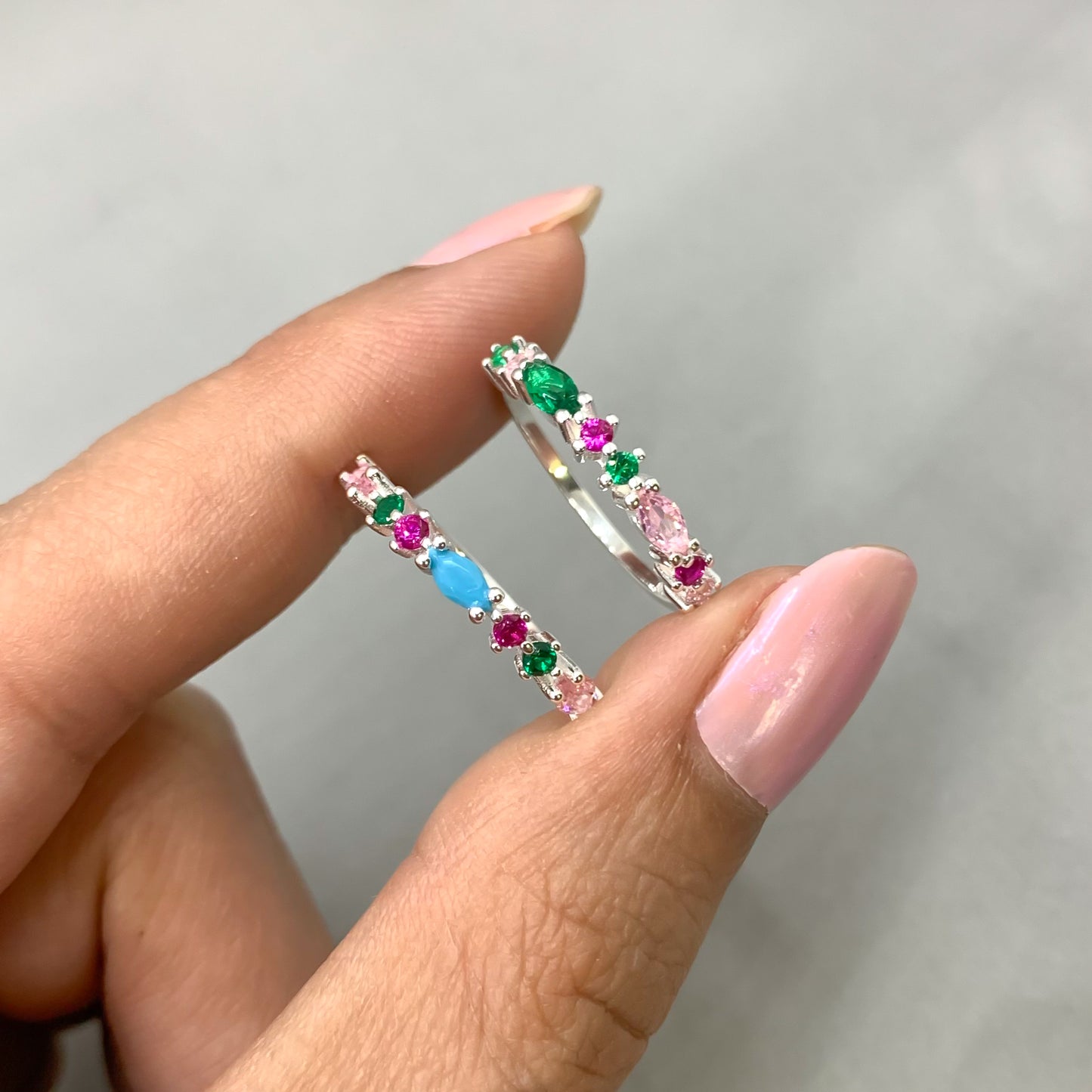 Anillo multicolor