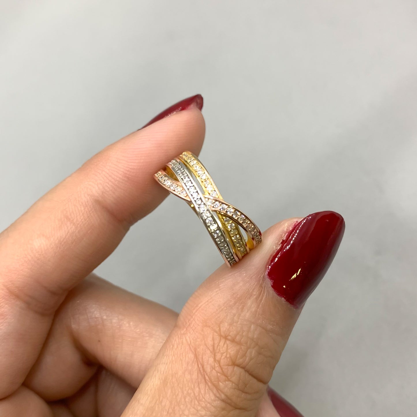 Anillo bañado en Oro
