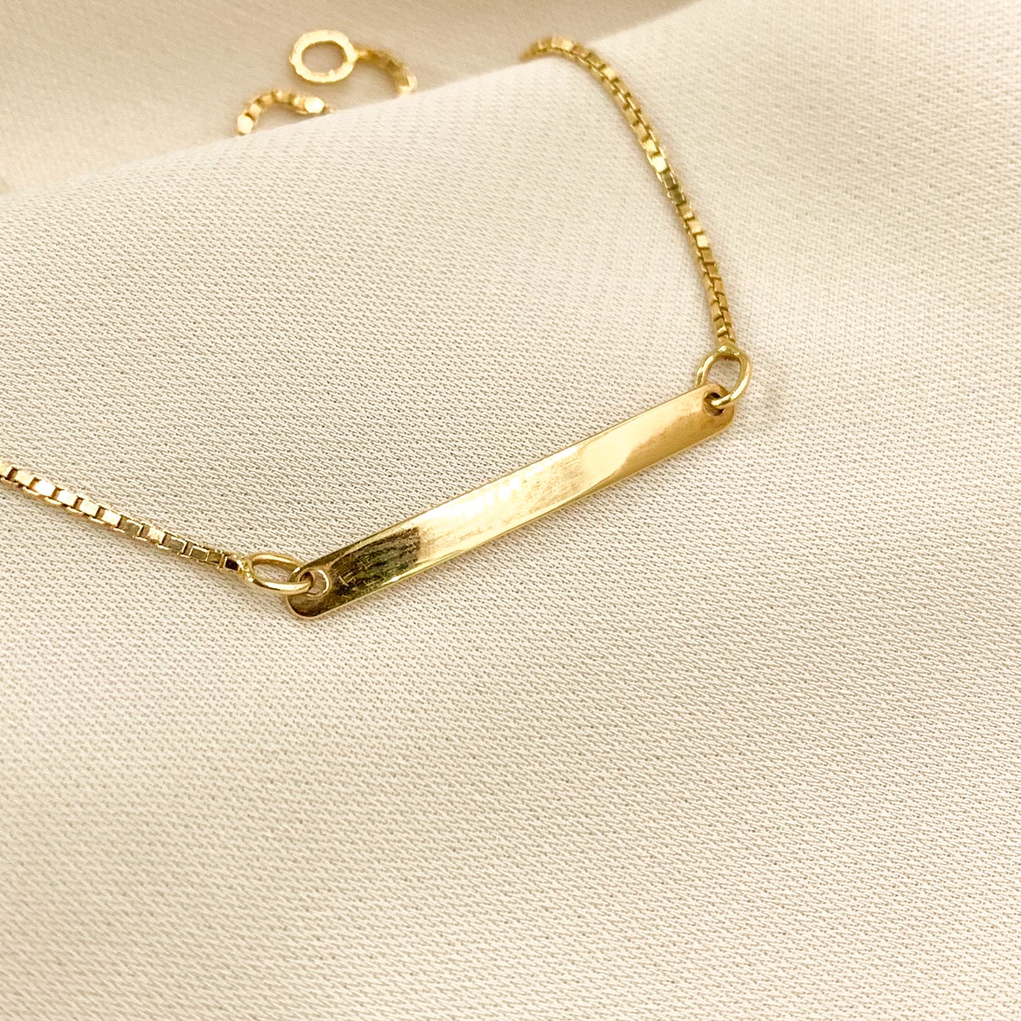 Pulsera Portanombre para Bebé Oro 18K-Italy