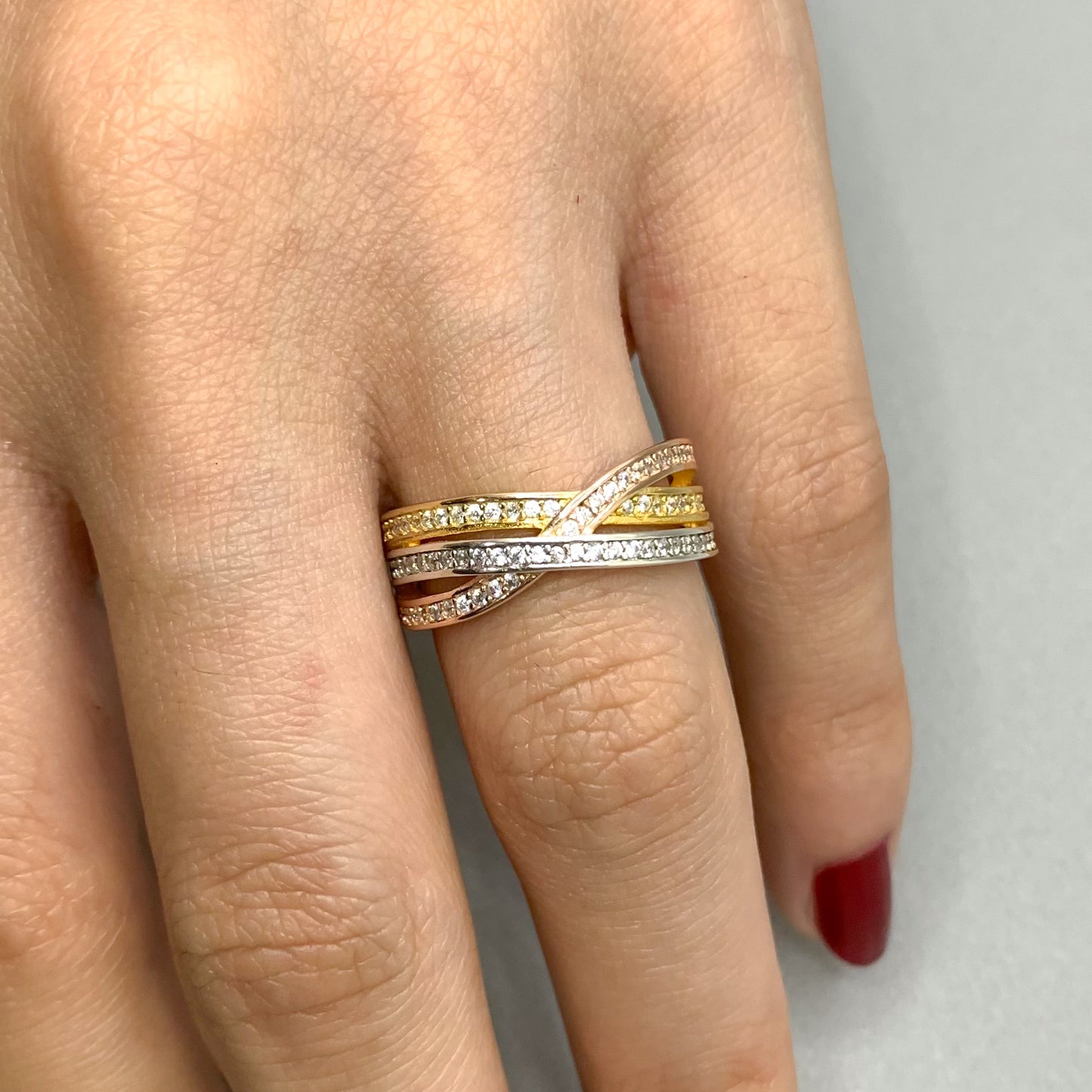Anillo bañado en Oro